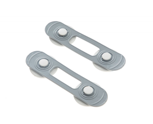 Set 2 mini sigurante universale pentru usi si dulapuri BabyJem, gri