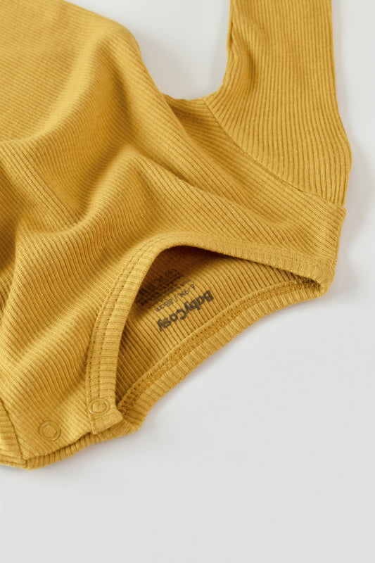 Set 3 piese: body cu maneca lunga, pantaloni lungi si caciulita din bumbac organic si modal - Sofran, BabyCosy