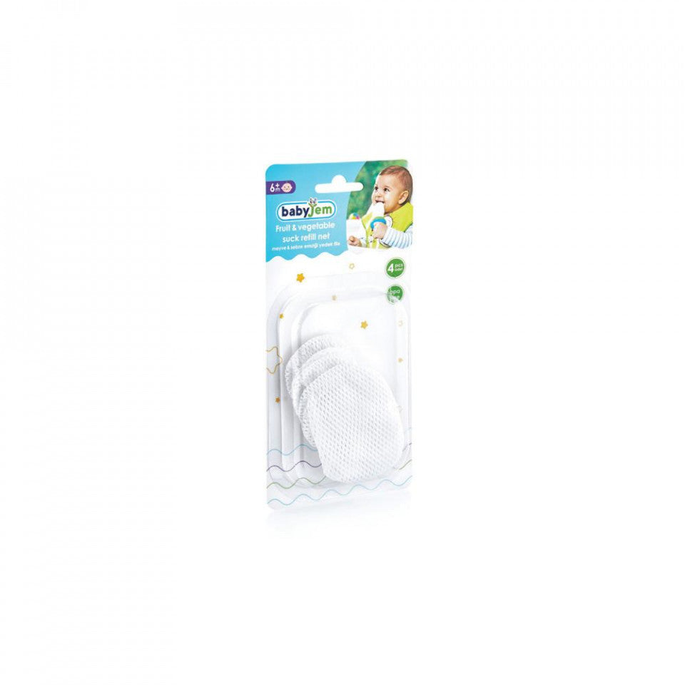 Set 4 rezerve pentru dispozitivul de hranire BabyJem Fruits