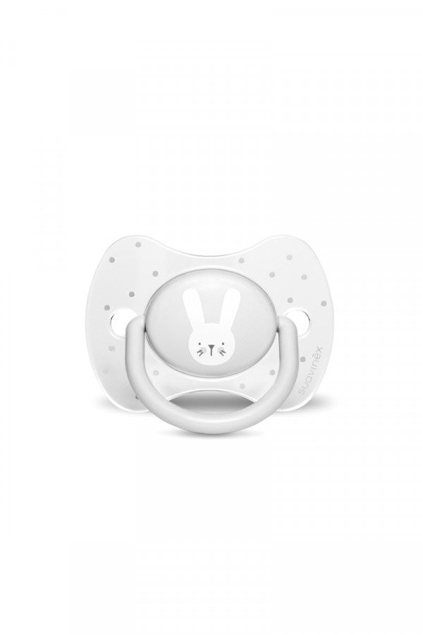 Set cadou 4 articole, iepuras gri, Hygge Suavinex