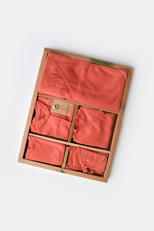 Set de 10 piese pentru nou nascut - 100% bumbac organic - Scortisoara, BabyCosy