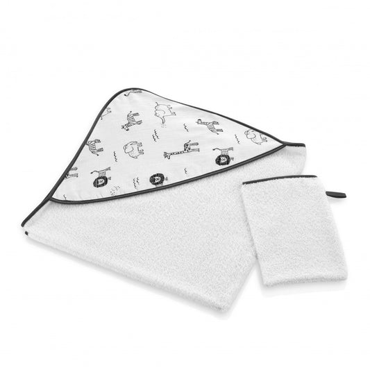 Set prosop si manusa de baie 72x72 cm BabyJem