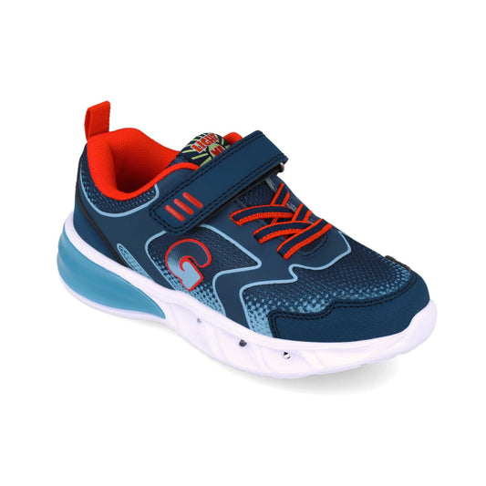 Sneakers cu luminite Garvalin 252828, bleumarin